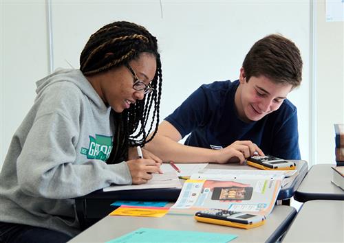 students studying 